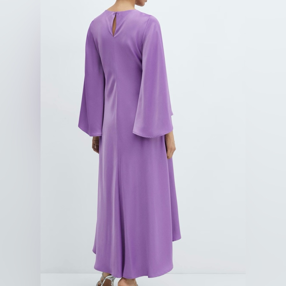 Mango Flared Sleeved Dress